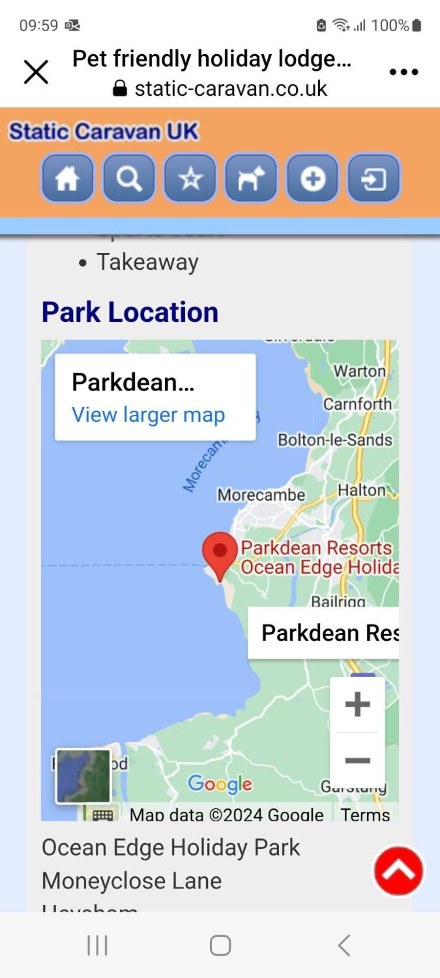 Q8 Ocean Edge Caravan Park Heysham Ngoại thất bức ảnh